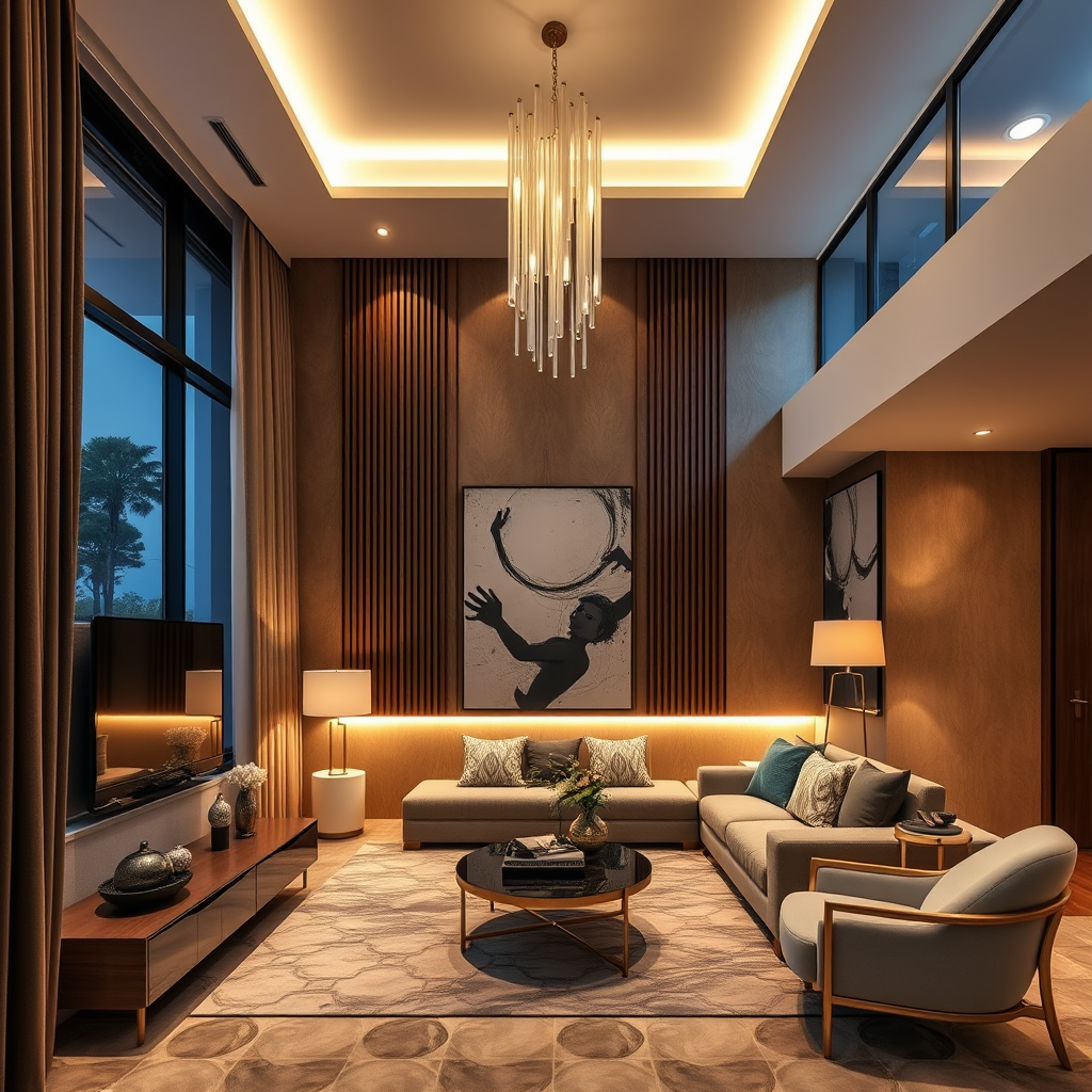 Design de Luxo em Florianópolis: A Arte da Iluminação Embutida no Gesso para Ambientes Exclusivos