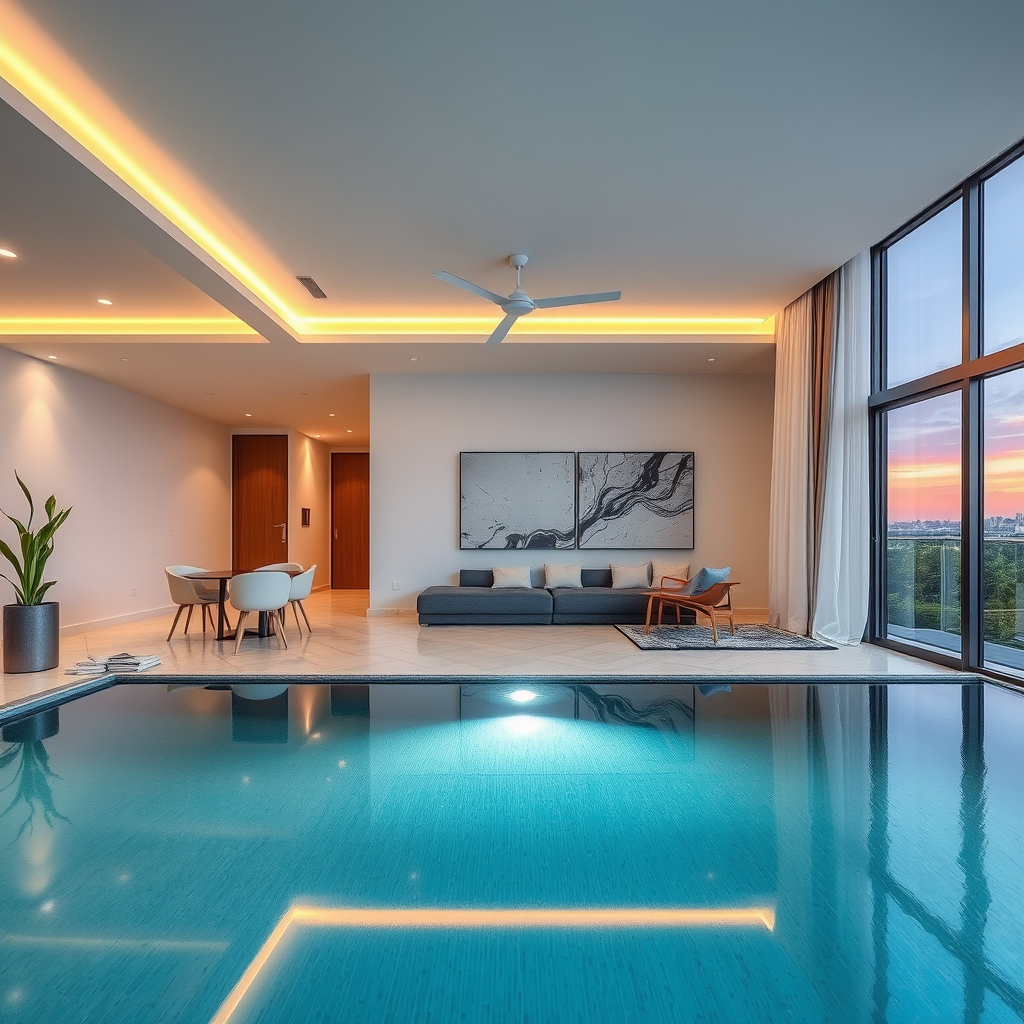Projetos de Arquitetura com Iluminação Embutida no Gesso: Sofisticação e Conforto em Florianópolis