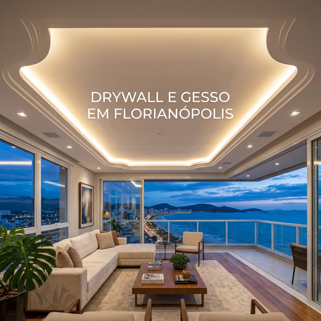 Drywall e Gesso em Florianópolis: Preços por m² e Soluções de Alto Padrão em 2026