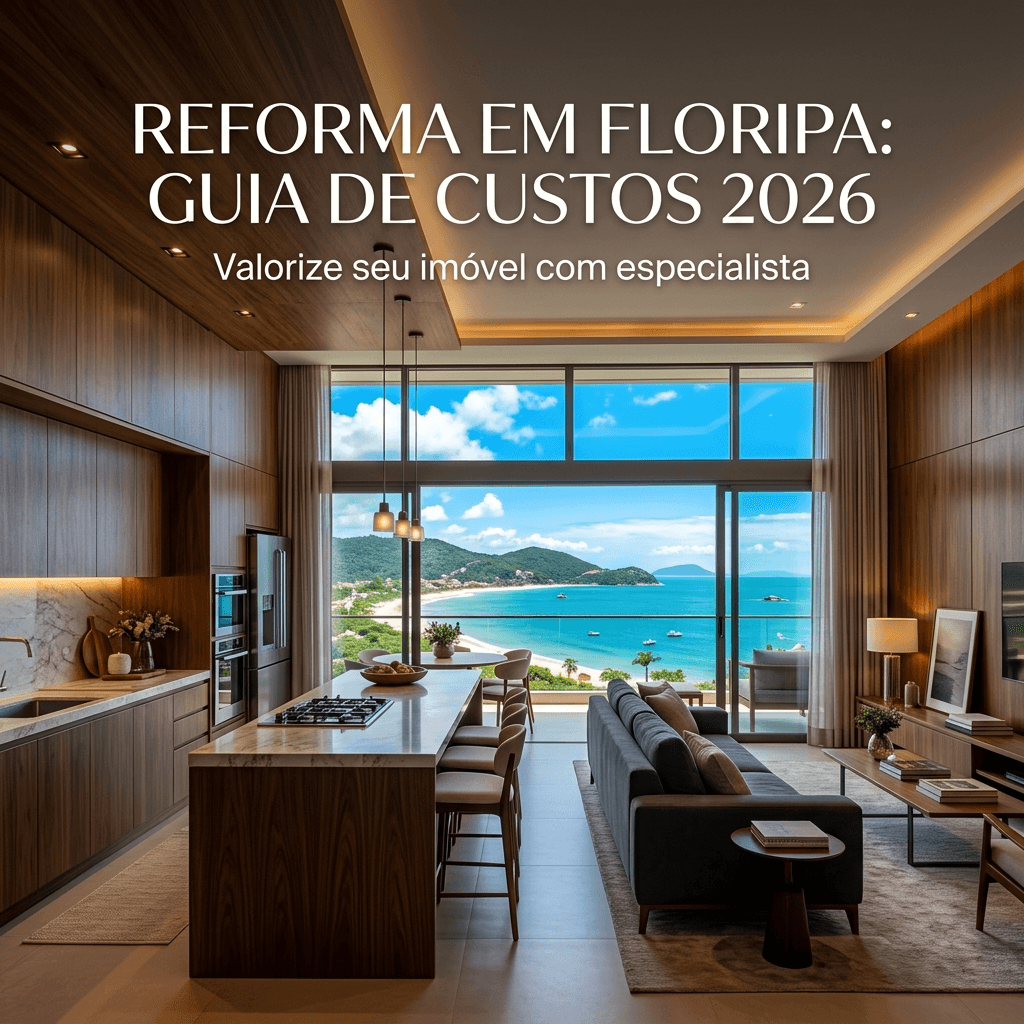 Quanto Custa Reformar em Florianópolis? Guia Completo do Preço por m² e Como Valorizar seu Apartamento com uma Empresa de Reformas Especialista em 2026